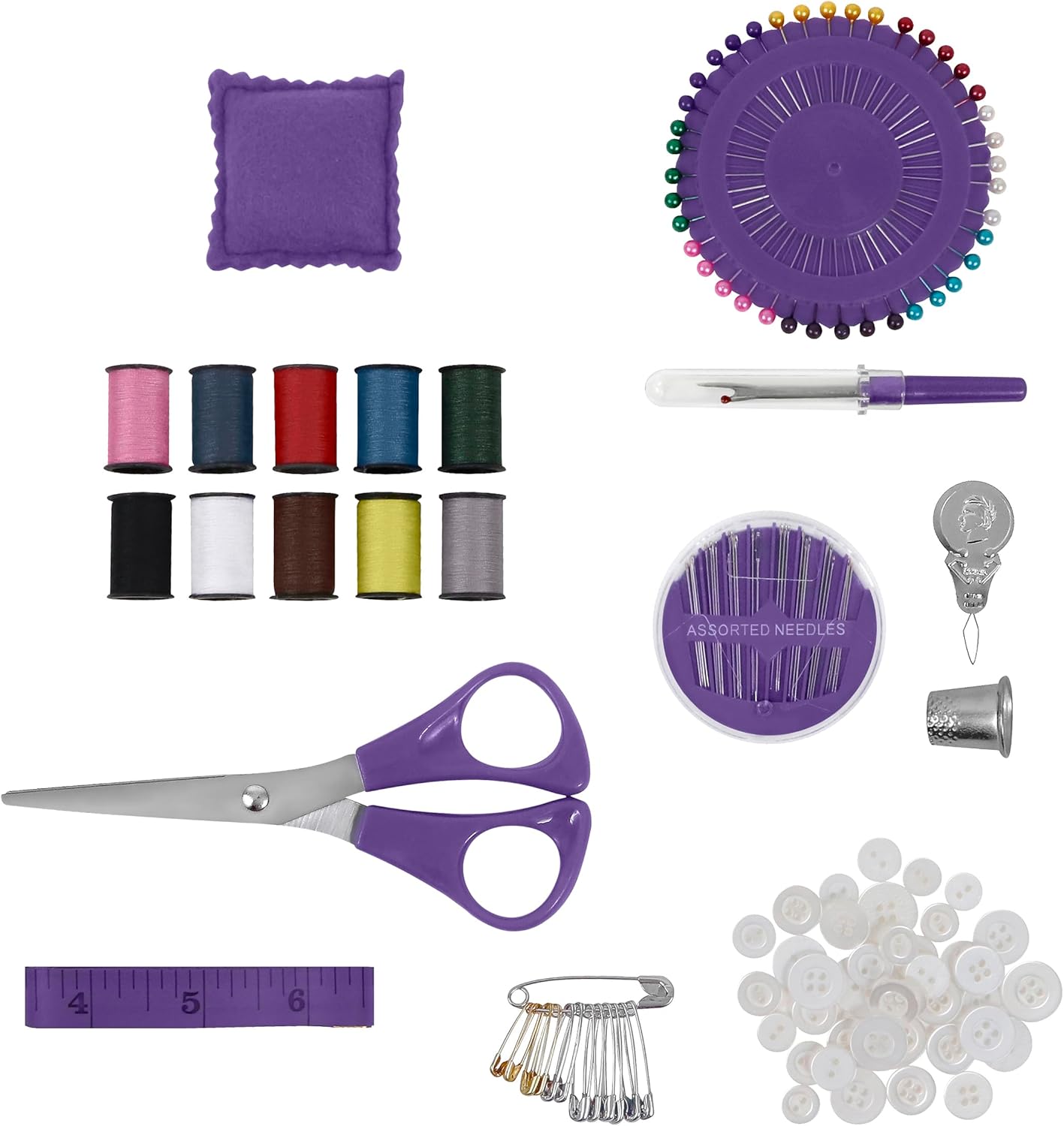 SINGER Fashion Repair & Travel Sew Kit: Premium Portable Emergency Sewing Kit for Beginners & Adults – Ideal for Bridal Kits, Travel & Home, 140pc Set