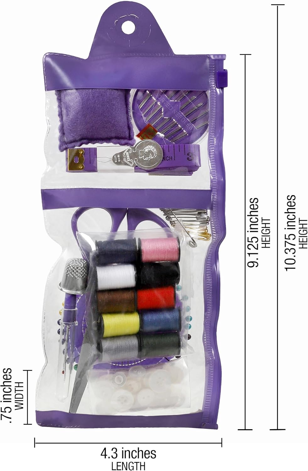 SINGER Fashion Repair & Travel Sew Kit: Premium Portable Emergency Sewing Kit for Beginners & Adults – Ideal for Bridal Kits, Travel & Home, 140pc Set - Image 3